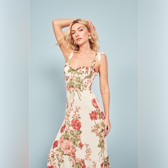 REFORMATION Nikita Floral Dress - Picture 2 of 12